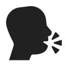Free Head High Contrast Icon