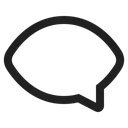 Free Speech Bubble High Icon