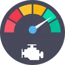 Free Speed Meter Meter Velocity Icône