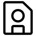 Free Elektronik Speicher Daten Symbol