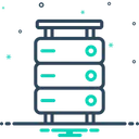 Free Speicher Datenbankverbund Datenbank Icon