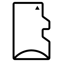 Free Speicherkarte  Symbol