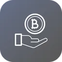 Free Spende Geldanlage Bitcoin Symbol