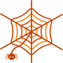 Free Spider Web Halloween Scary Icon