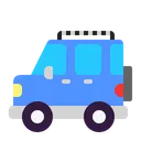 Free Utility Vehicle Flat Icon