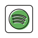 Free Spotify Music Social Media Icon