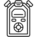 Free Diktiergerät  Symbol