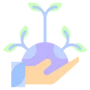 Free Sprout Replant Afforestation Icon