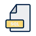 Free Sql File Format Icon
