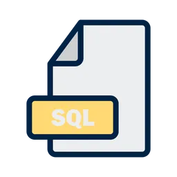 Free Sql File  Icon