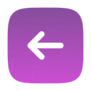 Free Square Arrow Left Icon