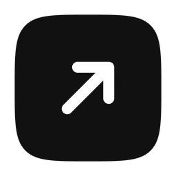 Free Square arrow right up  Icon