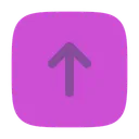 Free Square arrow up  Icon