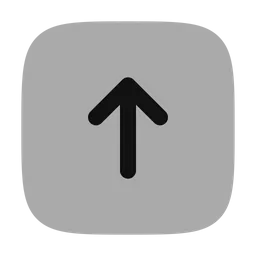 Free Square arrow up  Icon