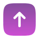 Free Square Arrow Up Icon