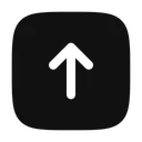 Free Square Arrow Up Icon