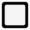 Free Square Button Flat Icon