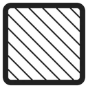 Free Square High Contrast Icon