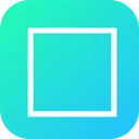 Free Square Shape Create Icon