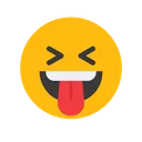 Free Squinting Face With Tongue Emotion Emoticon Icon