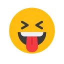 Free Squinting Face With Tongue Emotion Emoticon Icon