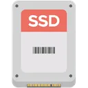 Free SSD グレー  アイコン