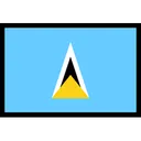 Free Flagge Von St Lucia Symbol