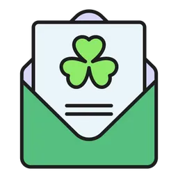 Free St Patricks Day Letter  Icon