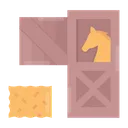 Free Horse Hay Barn Icon