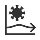 Free Stable Infection Chart Corona Analysis Corona Analytics Icon