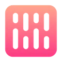 Free Stacked Column Average  Icon