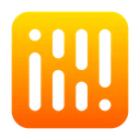 Free Stacked Column Down Chart Graph Icon