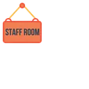 Free Staff Room Board Icon