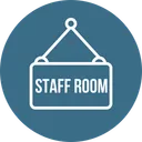 Free Staff Room Board Icon