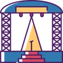 Free Stage Festival Party Icon