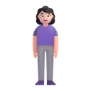 Free 서 있음 색깔 빛 아이콘