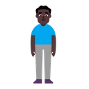 Free Standing Flat Dark Icon
