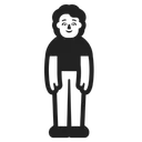 Free Standing High Contrast Icon