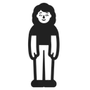 Free Standing High Contrast Icon