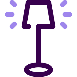 Free Standing Lamp  Icon