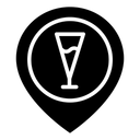 Free Barstandort Bar Standortzeiger Symbol