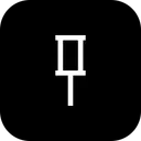 Free Standort Stecknadel Punkt Symbol