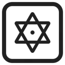 Free Six Pointed Star High Icon