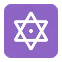 Free Six Pointed Star Flat Icon