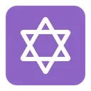 Free Of David Flat Icon