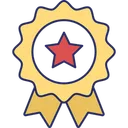 Free Star Badge  Icon