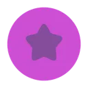 Free Star circle  Icon