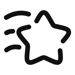 Free Star fall minimalistic  Icon