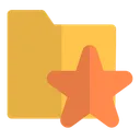 Free Star folder  Icon