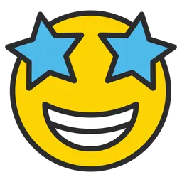 Free Star Struck Emoji Icon